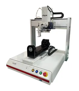 Automatic rotating desktop 5 axis silicone glue dispenser robots dispensing machine