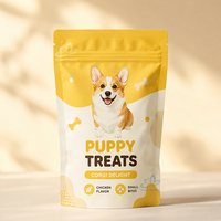 Sachet d'emballage refermable pour friandises pour chiens de marque privée, contrôle de l'humidité, emballage en vrac US