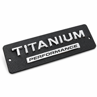 Emblème de voiture personnalisé en plastique ABS chromé 3D, logo OEM ODM, autocollant de badge automobile, accessoire de style extérieur résistant aux intempéries