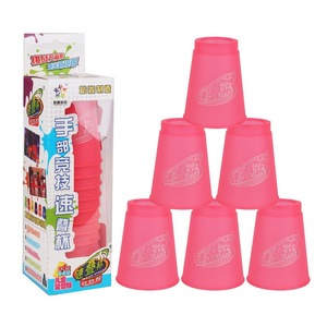 Tasses à empiler semi-transparentes pour enfants, 6 pièces, jouet de développement des compétences pour la coordination œil-main - Product Image 2