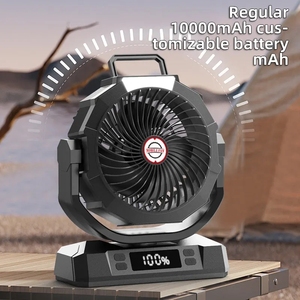 Bán Buôn P50 Di Động Ngoài Trời Fan Có Thể Sạc Lại Bàn Fan Hâm Mộ 10000MAh 20000MAh Với Đèn LED Chiếu Sáng USB-C Cắm Trại Fan Hâm Mộ - Product Image 4