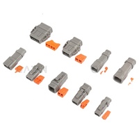Connecteur de câblage automobile 2 et 3 broches DTM06-3S-E007 DTM04-3P-E007 Série DTM E007