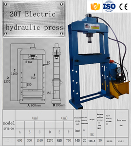 Mini portique électrique, <span class=keywords><strong>presse</strong></span> <span class=keywords><strong>hydraulique</strong></span>, 20 tonnes - Product Image 3