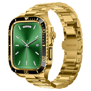 Kit de modification en acier inoxydable Lionorm pour <span class=keywords><strong>Apple</strong></span> Watch Ultra 45 mm, bracelets en métal TPU, kit de modification, boîtier pour iWatch 4 5 6 7 8 SE - Product Image 2