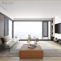 Fenêtre Fuson Nfrc certifiée économe en énergie Fenêtres à battant à cadre composite en bois d'aluminium avec impact d'ouragan avec manivelle