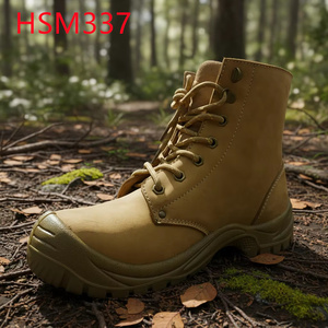 Botas <span class=keywords><strong>de</strong></span> Combate ZYF, Modelo Montañas Nebulosas, Completamente <span class=keywords><strong>de</strong></span> Cuero Nubuck, Cálidas, Color Negro/Marrón, para Terrenos Complejos, Botas Tácticas Populares en Rusia HSM020 - Product Image 3