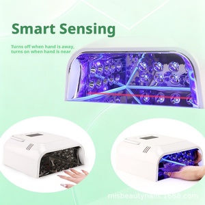 Heat Dissipation 108W Pro Cure LED Nail Lamp with Cooling Fan 42 Pieces LEDs Rechargeable UV Dryer - Product Image 6