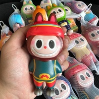 Neues Mädchen-Squishy-Spielzeug 12cm – Ziehbares Stoff-Quetschspielzeug zur Stresslinderung, langsam rückfedernd, Entspannung, EVA-Knautschspaß