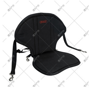 Coussin de siège de kayak Mydays Outdoor noir en nylon 1000D imperméable avec dossier pour la pêche et le canotage - Product Image 5