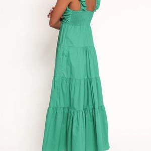 Robe d'été élégante et décontractée de haute qualité, nouveau design, robe décontractée en coton pour femmes, robe maxi sans manches tendance - Product Image 4