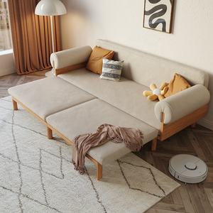 Moderno semplice piccolo appartamento soggiorno mobili piccolo divano letto divano divano estraibile divano letto pieghevole divano letto in <span class=keywords><strong>legno</strong></span> - Product Image 4