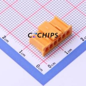 XAP-06V-1-Y Housing (Wire-to-Board / Wire-to-Wire) P=2.5mm Connector 1x6P 2.5mm XA 1 - Product Image 1