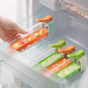 Máquina para Hacer Cubitos de Hielo de Plástico con Presión Manual, 1 Unidad, Congelación Rápida, Fácil Desmolde, para Whisky, Cócteles, Jugos, Bebidas, Diversión de Verano - Product Image 4