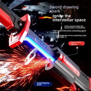 Espada Cyberpunk con Luz Cambiante de Color, Espada Cyberpunk Brillante con Chispas y Humo - Product Image 6