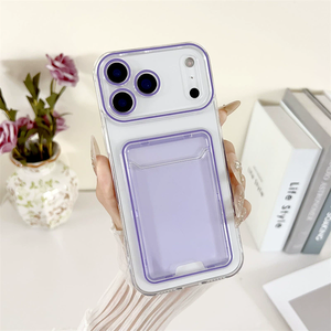 Funda transparente para iPhone X, XR, XS Max, 11, 12, 13 con tarjetero, funda tipo cartera para iPhone 17 Pro con cubierta para la cámara - Product Image 6