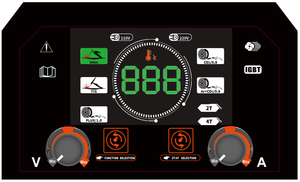 Soldadora LETSWELD SYNMIG 5KG 140-200A 220V con Pantalla LED, Máquina de Soldar Multifuncional - Product Image 4