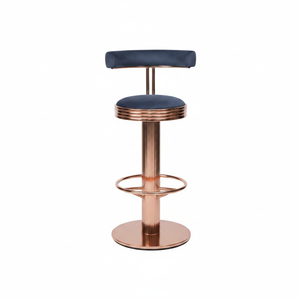 Modern Metal Bar <b>Stool</b> with Durable Frame for Hotel Dining and Outdoor Use - Product Image 2