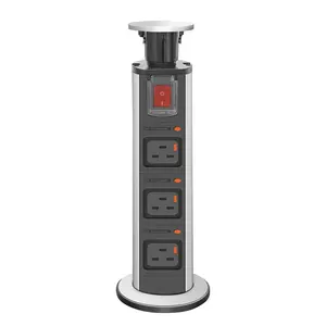 Factory C19 Outlet Hidden Plug Charging Station Hold Kitchen Office Desk Pop Up Furniture Socket