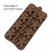 Shenhong — moule à chocolat en Silicone 3D, outils de cuisson amusants pour la gelée de bonbons, numéros de gâteaux, fruits, Gadgets de cuisine, bricolage, maison, nouveauté