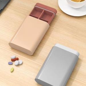 Boîte à pilules en gros, mini-boîte à pilules portable, étui de rangement pour médicaments et huiles de poisson, organisateur de voyage à 6 compartiments pour vitamines - Product Image 5