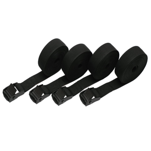Tùy chỉnh 2m chiều dài lashing Dây đai với khóa điều chỉnh cam khóa Tie xuống cinch dây đeo đóng gói màu đen - Product Image 3