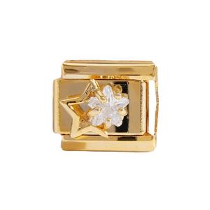 Modular Gold Charm Bracelet With Zircon Stones Unisex Fashion Jewelry Accessory Chain - Product Image 5