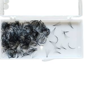 Pestañas Postizas de Volumen Completo Hechas a Mano en Vietnam, de Pelo Sintético 10D, Suaves, Lisas y Fáciles de Aplicar, Extensiones de Pestañas con Adhesivo - Product Image 4