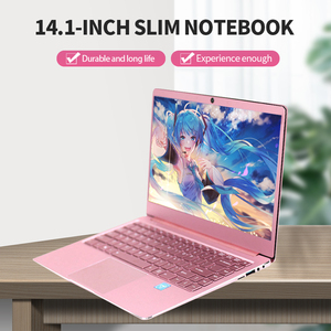 Ordinateur portable en métal 14.1 pouces 1080P avec clavier rétroéclairé par led pour femmes, couleur argent, or rose, nouvelle mode - Product Image 3