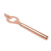 Outils de barre Magnétique Facile Ouvre-bouteille de Bière Rond En Acier Inoxydable Argenté Poignée Ouvre-bière