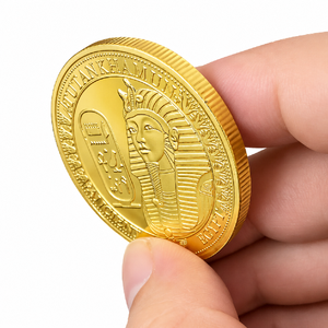 Moneda Conmemorativa Personalizada del Antiguo <span class=keywords><strong>Egipto</strong></span>, Tutankamón, Chapada en Oro, Recuerdo Coleccionable, Moneda Metálica, Regalo Cultural - Product Image 6