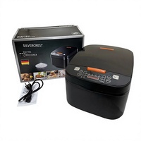 Autocuiseur Électrique Intelligent Silver Crest 5L en Alliage d'Aluminium avec Arrêt Automatique, Écran LCD, Multifonctionnel pour la Maison, Prise EU/UK