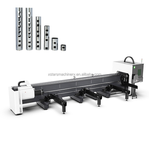 เครื่องตัดท่อด้วยเลเซอร์ CNC 3KW พร้อมระบบป้อนอัตโนมัติ สำหรับตัดโลหะรูปทรงกลม สี่เหลี่ยม และสี่เหลี่ยมผืนผ้า - Product Image 5