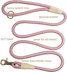 NIBAO Tali Warna Solid Tali Hewan Peliharaan Tali Nilon Kuat Khusus Tali Anjing untuk Semua Keturunan - Product Image 2