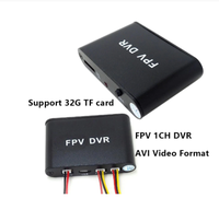 Perekam Video DVR Mini, mikro SD DVR HD FPV DVR perekam AV 1280x720 kamera ANALOG mendukung kartu TF 32G