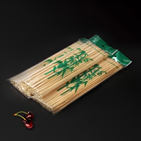 Brochettes de barbecue rondes en bambou, bâtonnets de bambou jetables pour barbecue, brochettes jetables en bambou rond