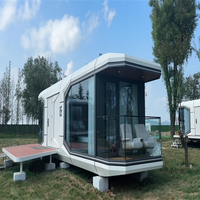 Fournisseur professionnel Maison en conteneur 2 cuartos Capsule spatiale intelligente de luxe Cabine d'hôtel préfabriquée chinoise Chambre mobile Maison Maison