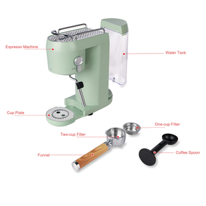 Máquina de Espresso de 20 Bares al por Mayor de Fábrica |   <span class=keywords><strong>Cafetera</strong></span> Portátil de Acero Inoxidable con Calentador de Tazas para Uso en el Hogar y la Oficina - Product Image 4