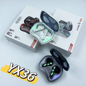 Écouteurs de jeu YISSIY/OEM ANC+ENC à réduction de bruit, écouteurs sans fil à faible latence TWS avec lumières ambiantes, 130 heures d'autonomie en veille - Product Image 5