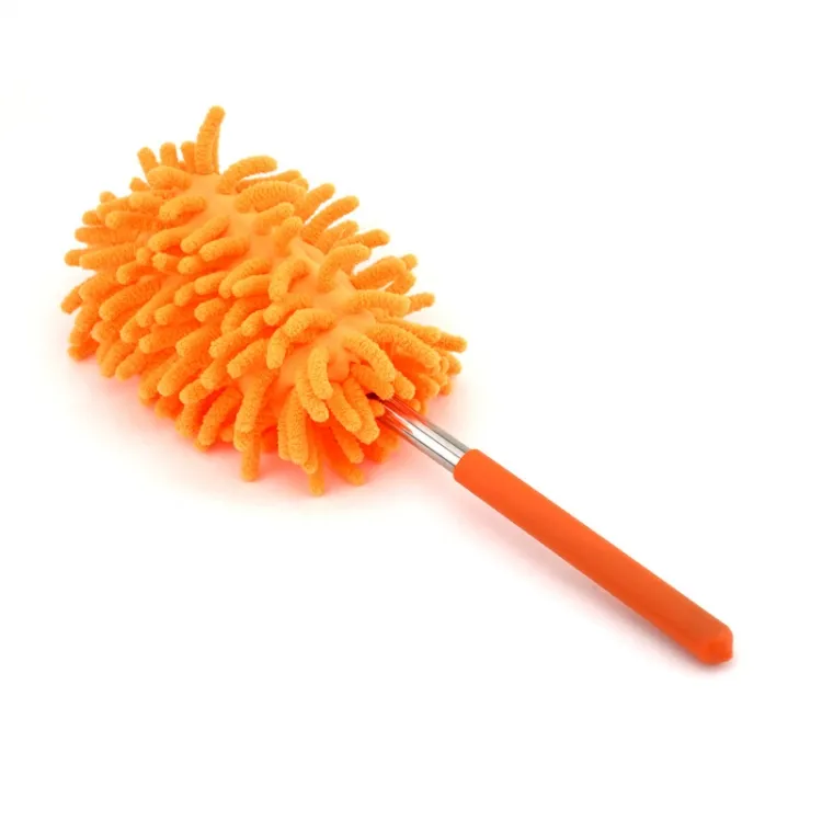 Household Telescopic Extended Stainless Steel Chenille Duster