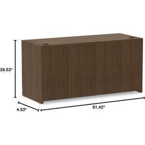Meuble de rangement moderne en noyer de la série Alera Valencia, 59,13 l x 23,63 prof x 29,5 h, organiseur de bureau et de tiroirs élégant - Product Image 4