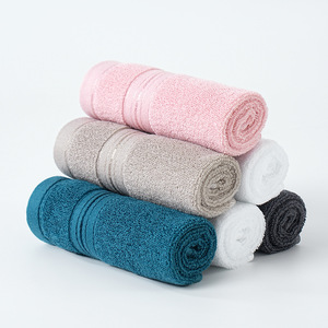 Luxury Custom Logo Cotton Small 34*34cm Hand <strong>Towels</strong> Washcloth <strong>Pink</strong> Khaki Grey Blue White 100% Cotton Square Face <strong>Towel</strong> - Product Image 4
