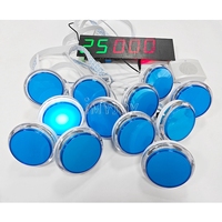 Éteint la réaction électronique interactive bouton poussoir led défi réponse réflexe rapide jeu de toucher et de robinet rapide