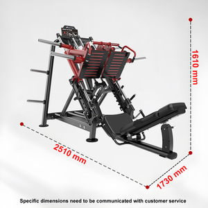 Machine de presse à jambes et de squat Hack à 45 degrés Brightway, multifonction et appareil d'entraînement pour usage commercial en salle de sport BL14 Commercial Fitness - Product Image 2