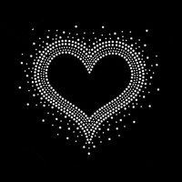 Motifs de strass en verre personnalisés avec logo de marque, transfert sur papier silicone pour t-shirt - Qualité AA