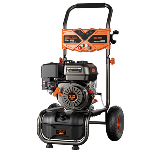 เครื่องฉีดน้ำแรงดันสูง 3500PSI ใช้แก๊ส 2.3GPM พร้อมเครื่องยนต์ 209 ซีซี สายฉีดน้ำแรงดันสูง 25 ฟุต สำหรับทำความสะอาดผนัง - Product Image 1