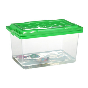 Acquario Trasparente Piccolo in Acciaio Inossidabile 2.5L Ovale Ecologico <span class=keywords><strong>per</strong></span> Pesci Rossi <span class=keywords><strong>Tartarughe</strong></span> Comodo <span class=keywords><strong>per</strong></span> Bambini e Uso Domestico - Product Image 1