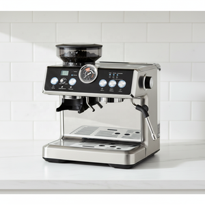 Macchina da Caffè Espresso Professionale PANCERKA 3-in-1 con Touch Screen e Macinacaffè, Cafettiera Elettrica per Hotel - Product Image 2