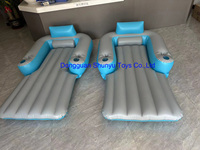 Chaise longue gonflable en PVC personnalisée pour adultes avec booster électrique