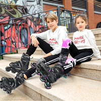 Roues de patins en ligne 90mm 100mm 110mm, roues de hockey de course avec roulements, accessoires de patinage à roulettes intérieur/extérieur