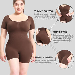 Body sculptant sans bretelles personnalisable pour femmes, gaine amincissante sur mesure, corset en nylon à séchage rapide, sexy et mature - Product Image 4